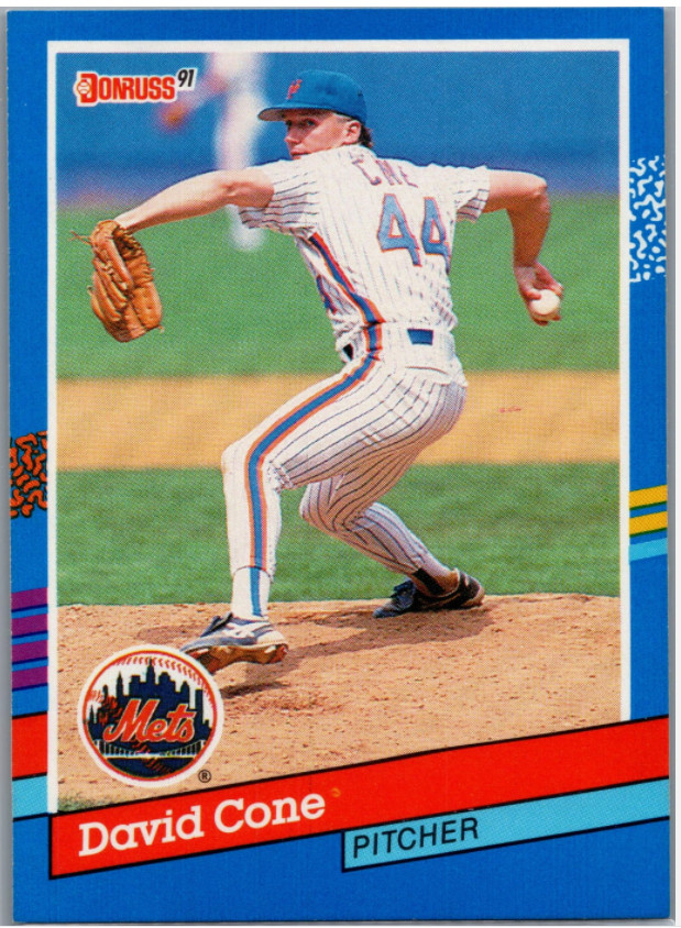 1991 Donruss #154 David Cone - Free Delivery