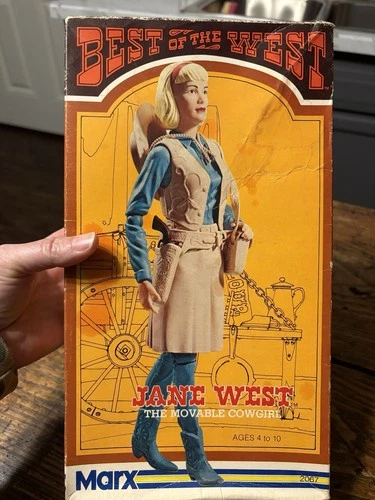 Vintage~MARX~Jane West~Best Of The West~Cowgirl~with Box (#2067)
