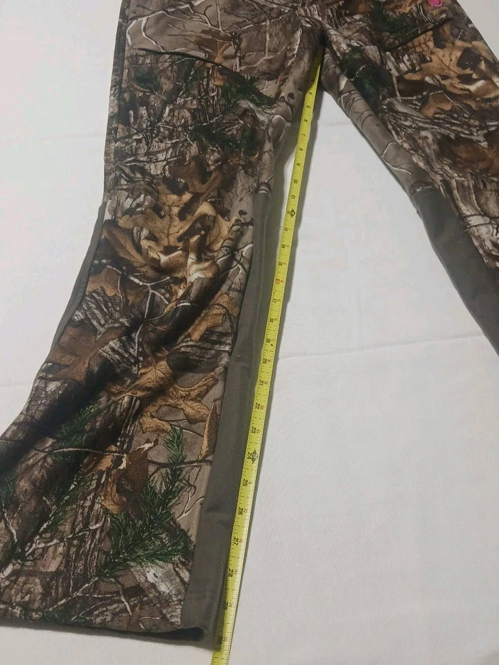 Calças de caça ao ar livre femininas camufladas árvore real vencedora do jogo M 8-10 - Imagem 2 de 4
