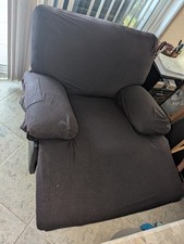 Leather Look Recliner Chair Covers Slipcovers  Washable XL Chocolate $162 3 Sets