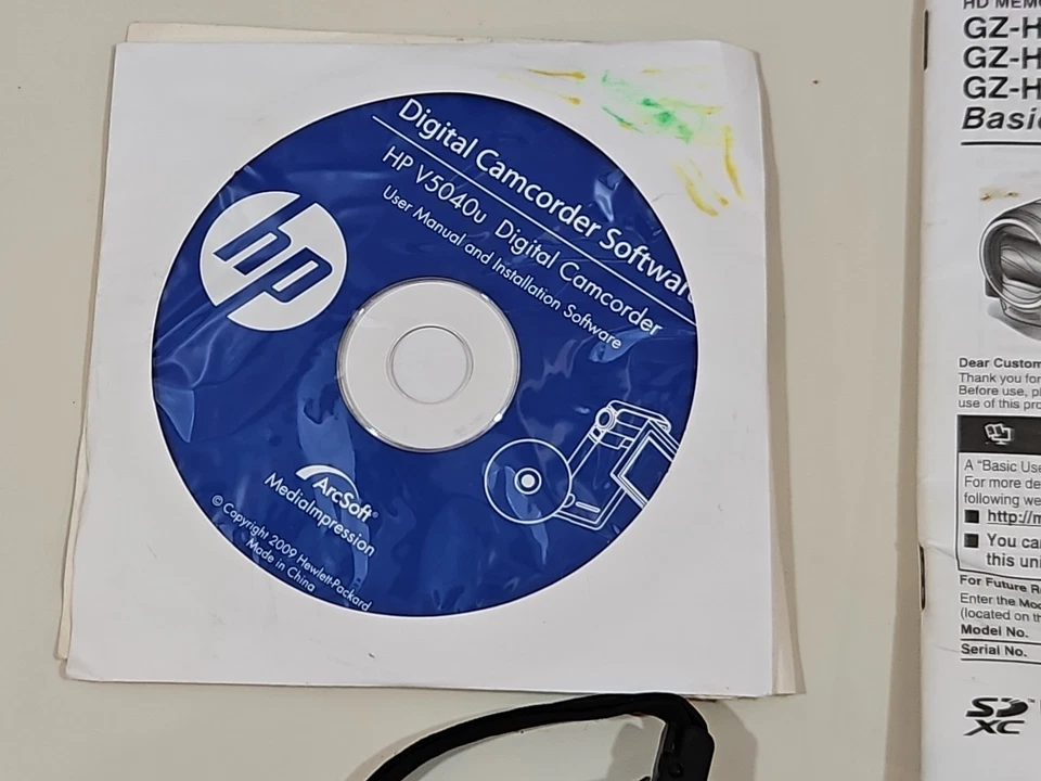 JVC EVERIO GZ-HM450BU Full HD Camcorder 60x Zoom 1080p Touch Screen Tested Work - Image 4 of 4