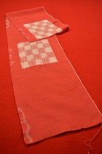Vintage Japanese Silk Kimono Fabric Textile Remnant Craft Material 32.3"/BX39/35