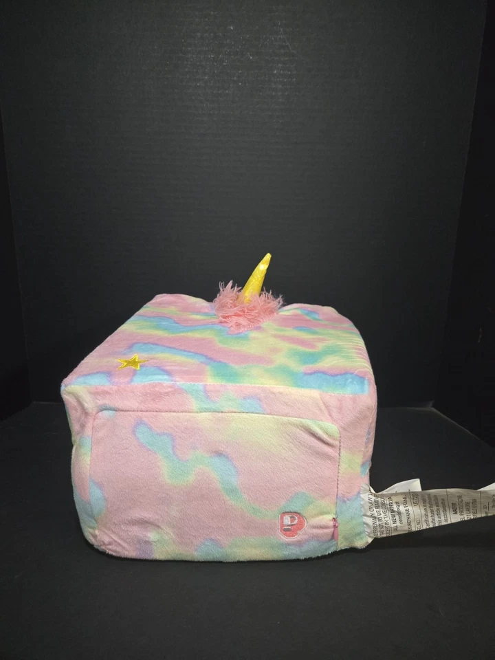 Almohada para dormir Kid Cube Pink Tye Dye Unicornio 2 en 1 Foto 3 de 4