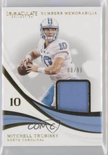 2019 Panini Immaculate Collegiate Numbers Memorabilia /99 Mitchell Trubisky #37