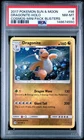2017 POKEMON SUN & MOON #96 DRAGONITE-HOLO COSMOS-MINI PACK BLISTERS PSA 8