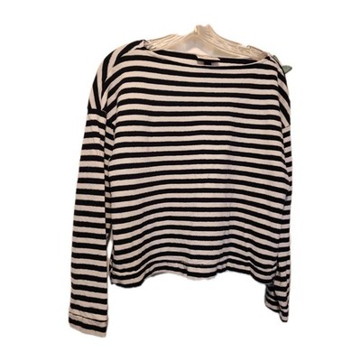 Universal Threads Goods Company 100% Cotton Boat Neck Long Sleeve Top