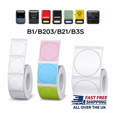 Niimbot B21 B3S B1 round Label Printing Sticker Self-Adhesive Thermal Waterproof