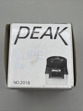 Peak 8x Professional Lupe Loupe No. 2018, OEM Box, Excellent, No Lanyard.