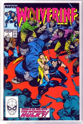 WOLVERINE #7 Hulk! Marvel Comic Book ~ NM-