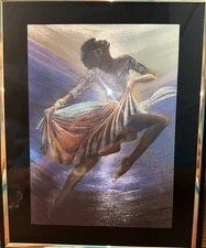 Vintage/Retro Ferraro Holographic Disco Beautiful Woman Afro 8 X 10 1970-80’s