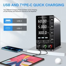 BRAND NEW KUAIQU DC POWER SUPPLY MODEL: SPS-C605 (Black)