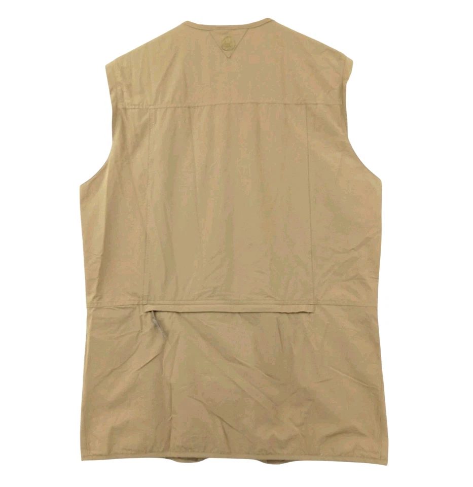Beretta x NRA Shooting Vest Mens Medium Brown Nylon Cargo Pockets Hunting 44x30 - Image 3 of 4