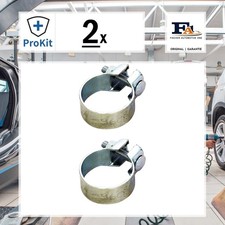 2x ORIGINAL® Fa1 Rohrverbinder, Abgasanlage für Ford MONDEO I Turnier MONDEO I