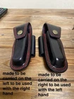Molded horizontal leather  Sheath with Belt Loop for Buck 110 Buck 112 knives
