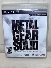 Metal Gear Solid: The Legacy Collection (Sony PlayStation 3, 2013) CIB Tested