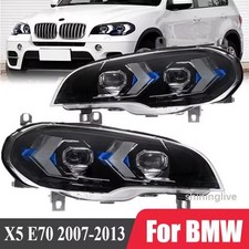 Upgrade Frontscheinwerfer für BMW X5 E70 2007-2013 mit Laser DRL LED Beleuchtung