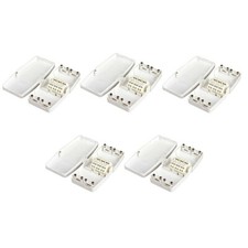5 x Hager J803 Maintenance Free Junction Boxes 32A 3 Terminals