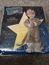 Infant 12-18 Month Sock Monkey Halloween Costume Dress-Up NEW Free US Shipping