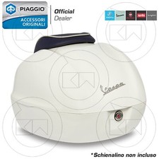 BAULETTO 32LT BIANCO 544 ORIGINALE PIAGGIO VESPA PRIMAVERA 50 125 150 2016 2017