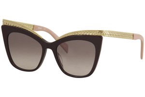 moschino 52mm studded cat eye sunglasses