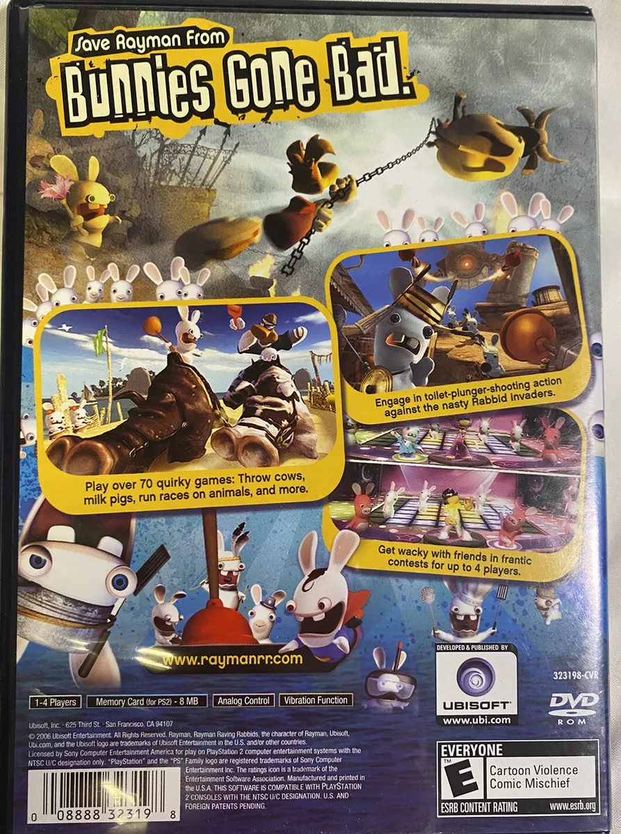 Jogo Ps2 Rayman Raving Rabbids