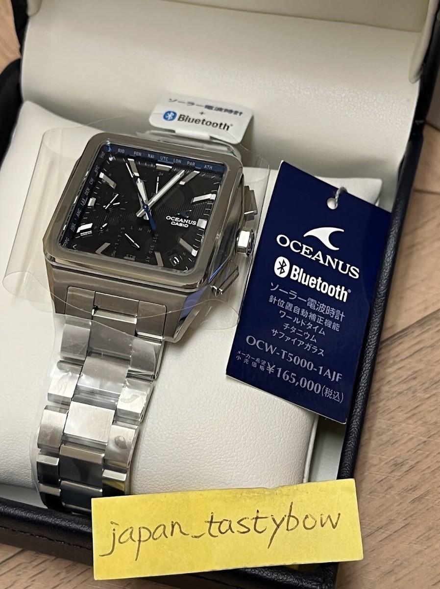 CASIO OCEANUS Classic Line OCW-T5000-1AJF Black Bluetooth CASIO OCEANUS Classic Line OCW-T5000-1AJF Black Bluetooth