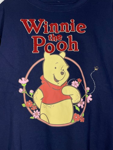 Disney Winnie Puuh Grafik Sweatshirt Damen Große 12-14 blau - Bild 7 von 10