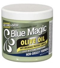 Blue Magic Olive Oil Leave-In Styling Hair Conditioner 13.75 oz