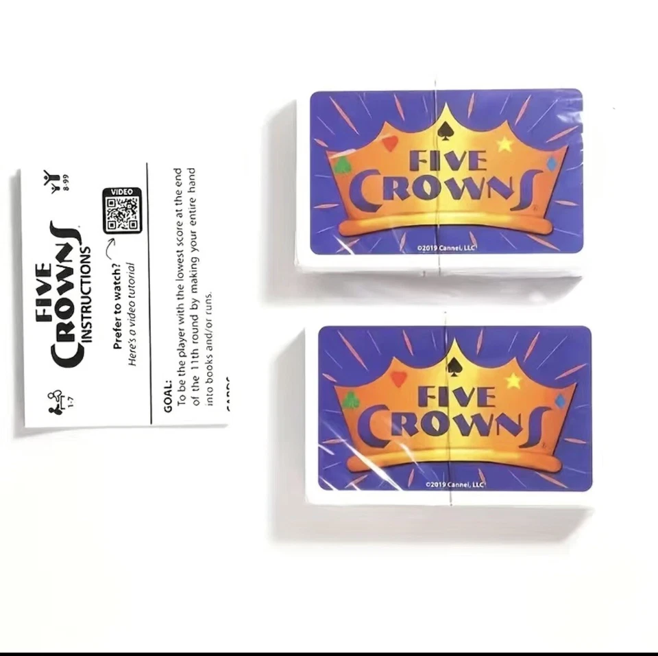 Five Crowns  The Game Isn't Over Until the Kings Go Wild!  5 Suited Rummy - Image 3 of 4