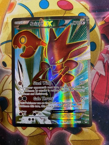 Pokémon TCG Scizor-EX BREAKPoint 119/122 Holo Full Art - LP