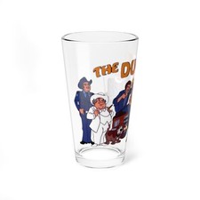 The Dukes Mixing Glass, 16oz, The Dukes of Hazzard, 80s Cartoon