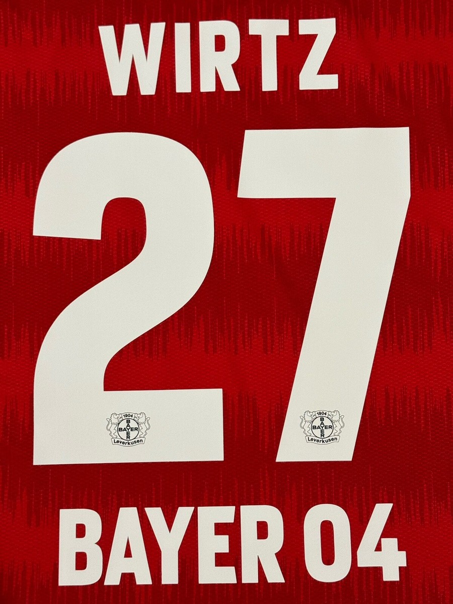 2022/23 Bayer Leverkusen Authentic Home Jersey #27 WIRTZ