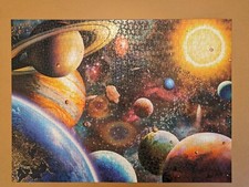 Adult Jigsaw Puzzles 1000 Pieces for Adults Space Traveler, Solar System