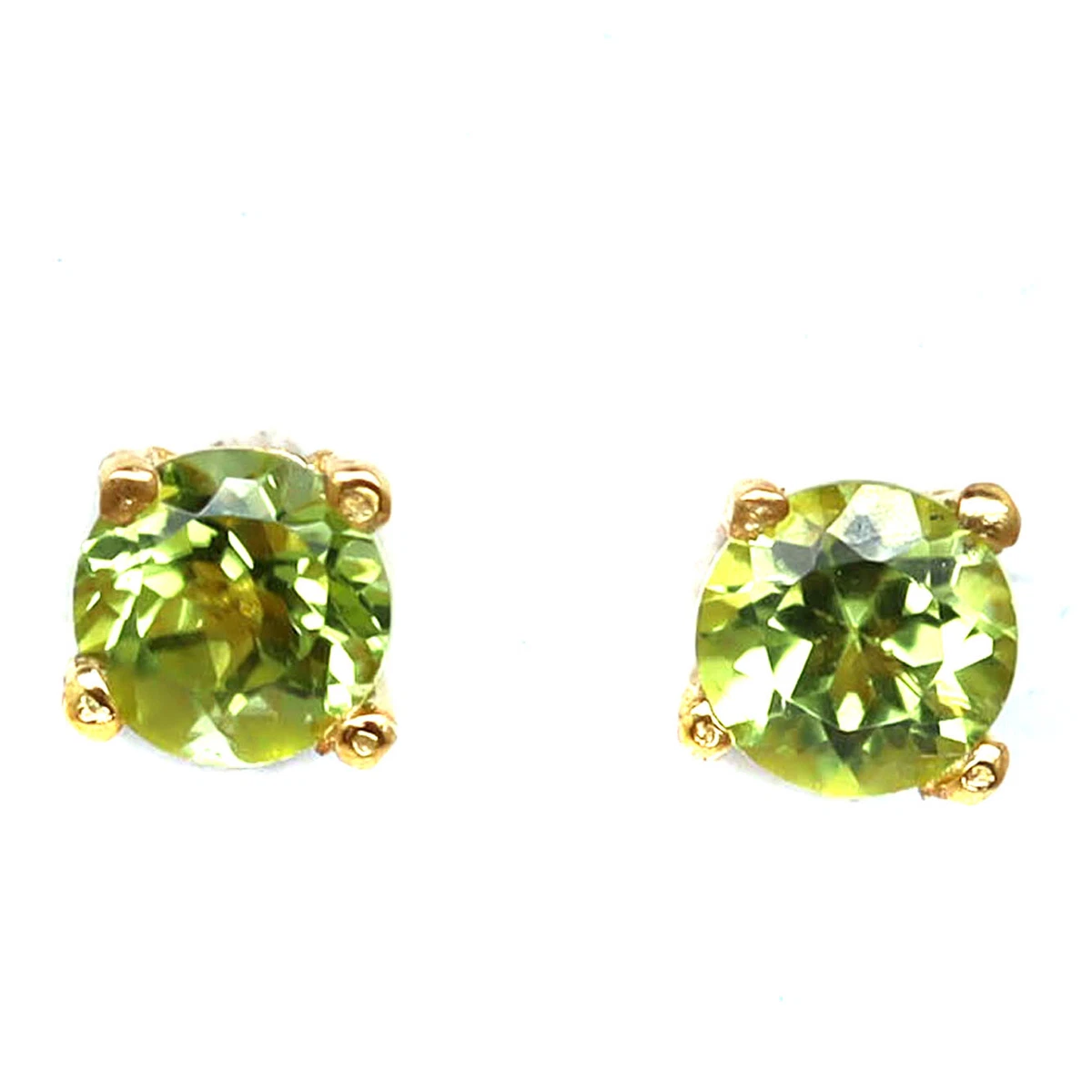 Green peridot best sale earrings