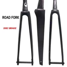 Full Carbon Fork Alignment Thru-axle Rigid Fork Reinforced Full Internal Cable