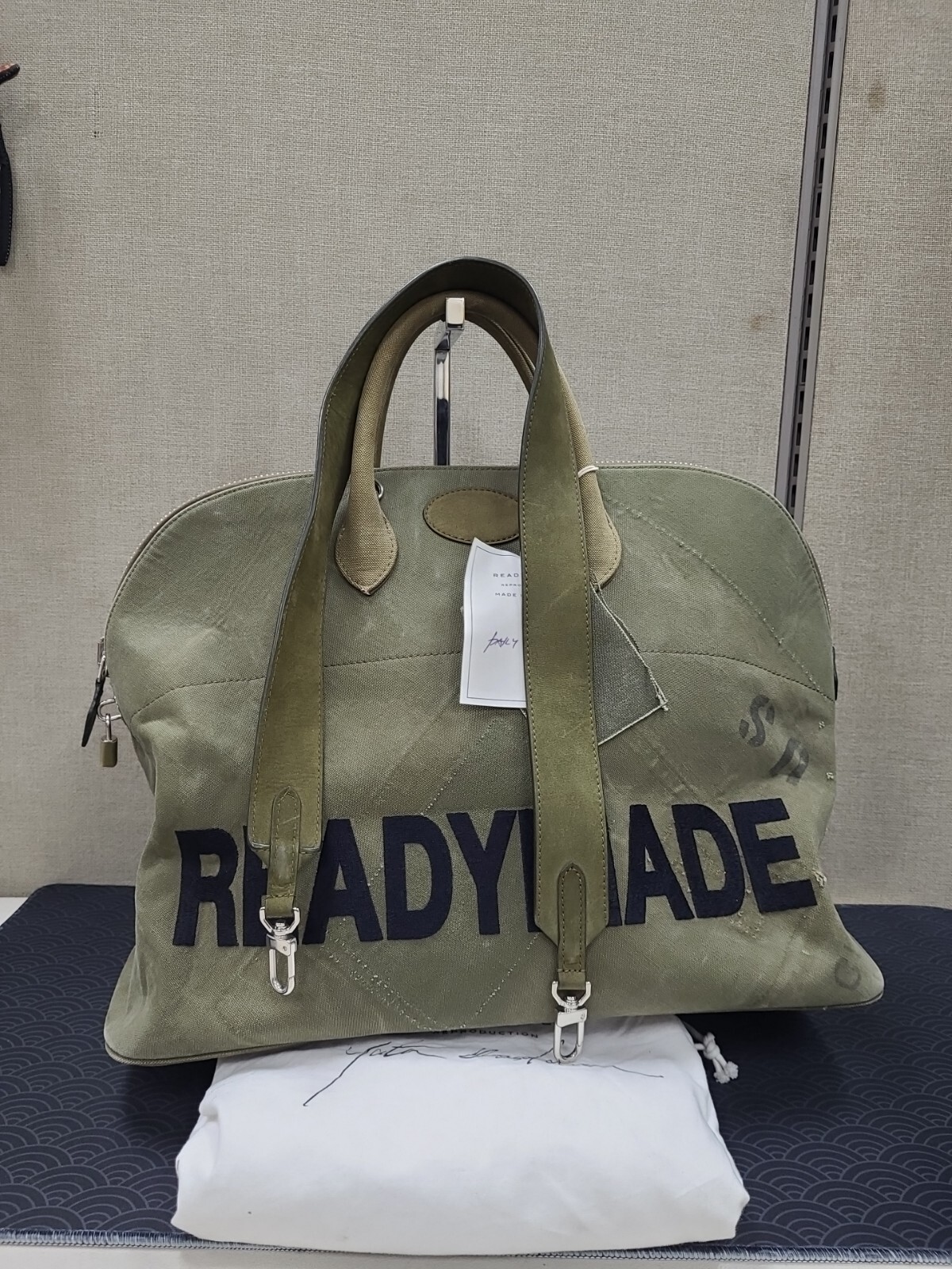 Authentic Readymade Daily Bag Made from US Army Duffle Bag Green