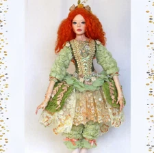 INTERIOR ART DOLL, Boudoir doll, Collectible doll, Rococo inspired doll