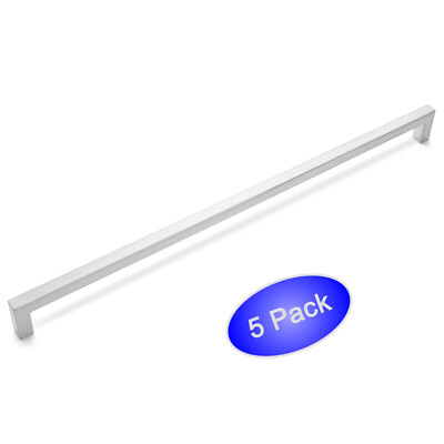 *5 Pack* Cosmas Cabinet Hardware Satin Nickel Modern Handle Pull #14777-320SN