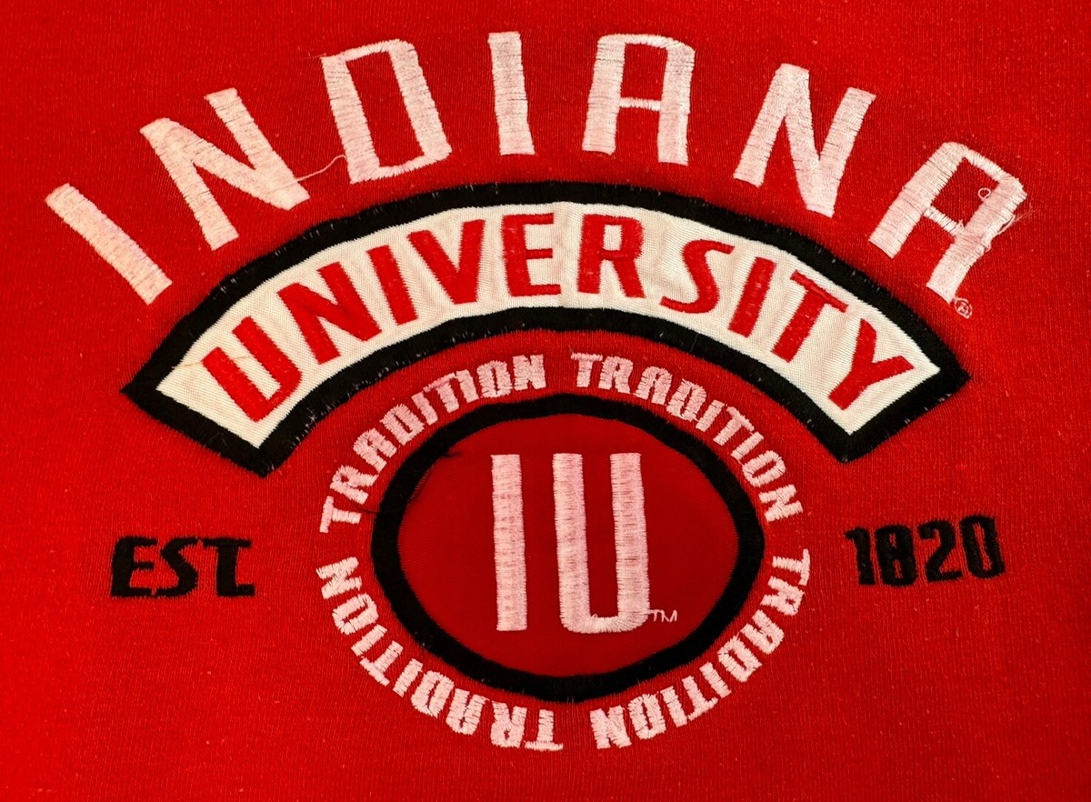 Vintage Indiana University Hoosiers Sweat à capuche Sweat