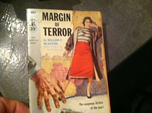 MARGIN OF TERROR MCGIVERN PB BOOK BOX47