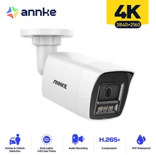 ANNKE 8MP 4K Audio POE IP Security Camera H.265+ Outdoor Color Night C800 AI
