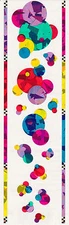 Mrs. Grossman's Stickers - Sparkle Bubbles - Circles and Lines - 3 Strips