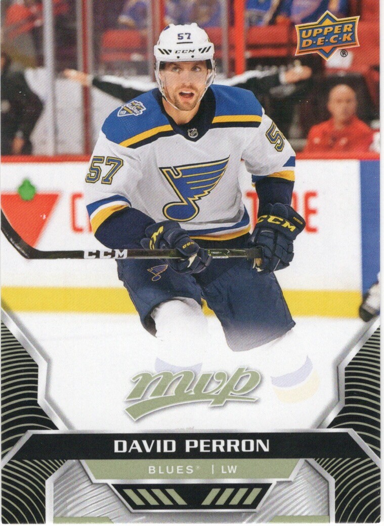 20-21 2020-21 UD MVP David Perron #93-Blues