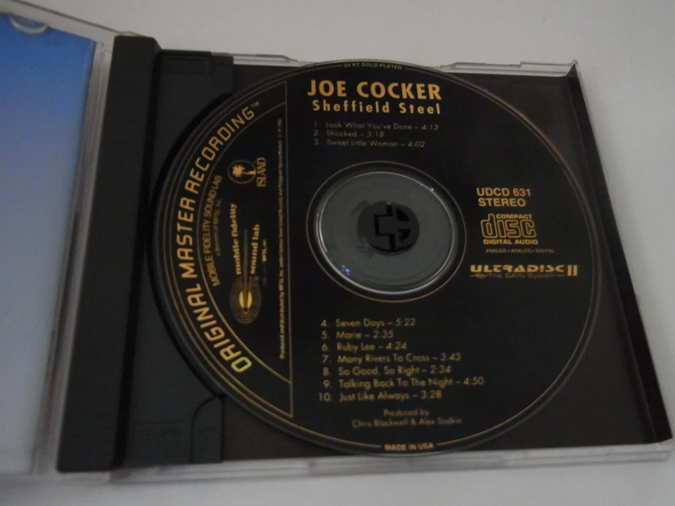 Joe Cocker / Sheffield Steel MFSL CD ( 24 Karat Gold ) USA - Bild 3 von 3