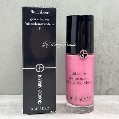 Giorgio Armani Fluid Sheer Glow Enhancer Highlighter Blush - # 8 New