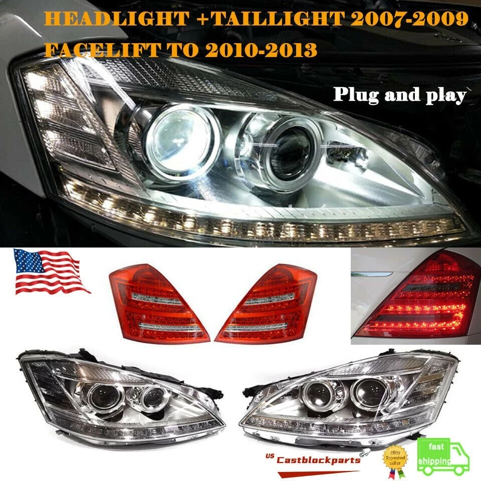 2007 cheap s550 headlights