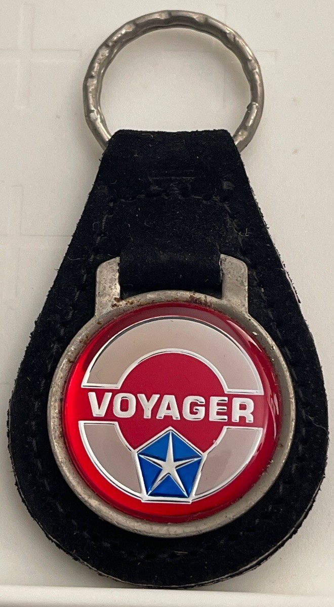 Vintage 1980's Voyager Leather Keychain Key-27 | eBay