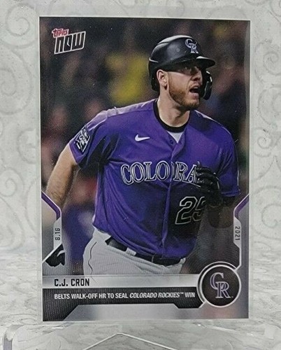 2021 Topps Now 669 C.J. Cron