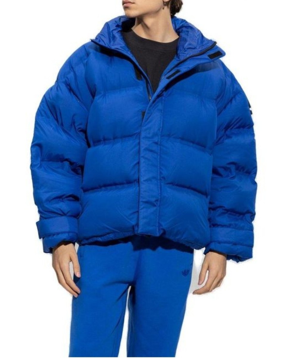 adidas Men's blue Version Puffer JacketTrack Price $350 dlls color