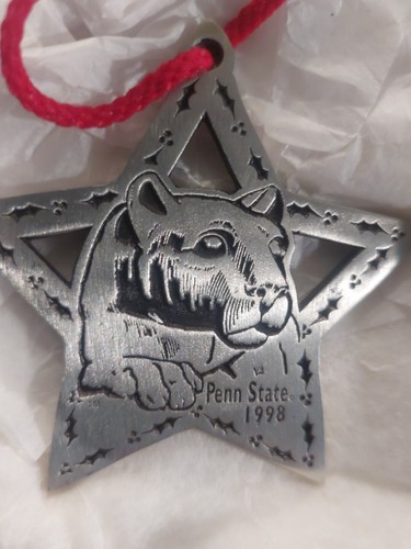 1998 NCAA Penn State Nittany Lions University Park Adams and Adams Star Ornament - Picture 3 of 6